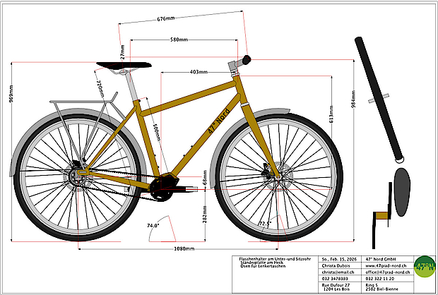 Plan eines Sleipnir Tourenvelos