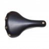 Berthoud Cycles Marie Blanque selle de cuir noir