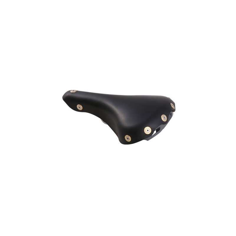 Berthoud Cycles Marie Blanque selle de cuir noir