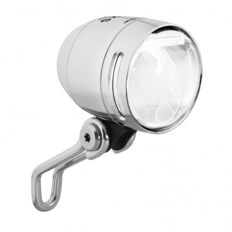 B+M IQ-XS LED Scheinwerfer silber