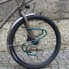 Berthoud Cycles Garde-boue en inox 28" 40mm avant court