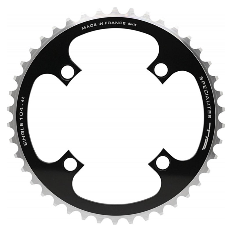 Specialite TA Single plateau mono 104mm 40d noir