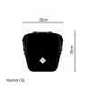 Restrap Pannier Saccoche de vélo 13L noir