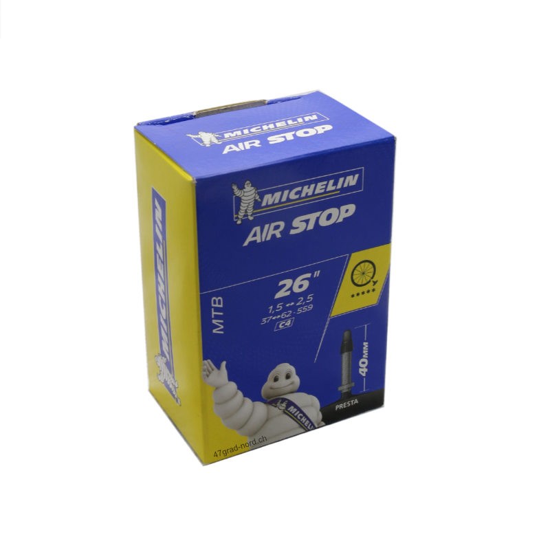 Michelin Airstop C4 Fahrradschlauch 26x 1.5-2.5 SV