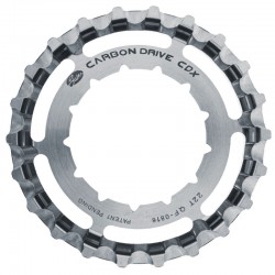 Gates Carbon Drive CDX Centertrack Pignon cannelé  pour Rohloff 22D