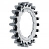 Gates Carbon Drive CDX Centertrack-Pignon cannelé  pour Rohloff 20D