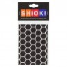 SHIOK! Réflecteur auto-collant Honeycomb noir