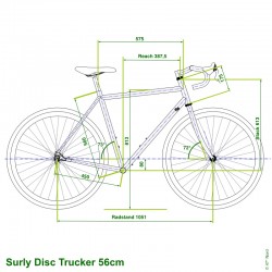 Surly Disc Trucker Tourenvelo 56cm lime