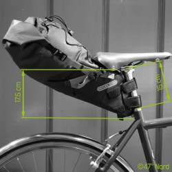 Ortlieb Seat-Pack Bikepacking Satteltasche 16.5L schwarz