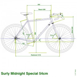 Surly Midnight Special Gravelbike 54cm