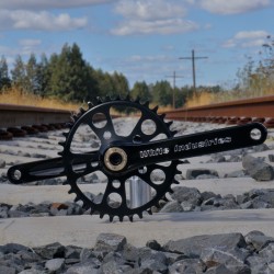 White Industries manivelle M30 175mm noir