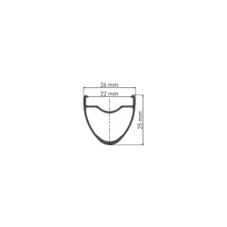 47° Nord Gravel Hinterrad 28" DT Swiss 350 IS| RR 481