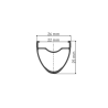 47° Nord roue av Gravel 28" SON 28 moyeu-dynamo IS| DT Swiss GR 531