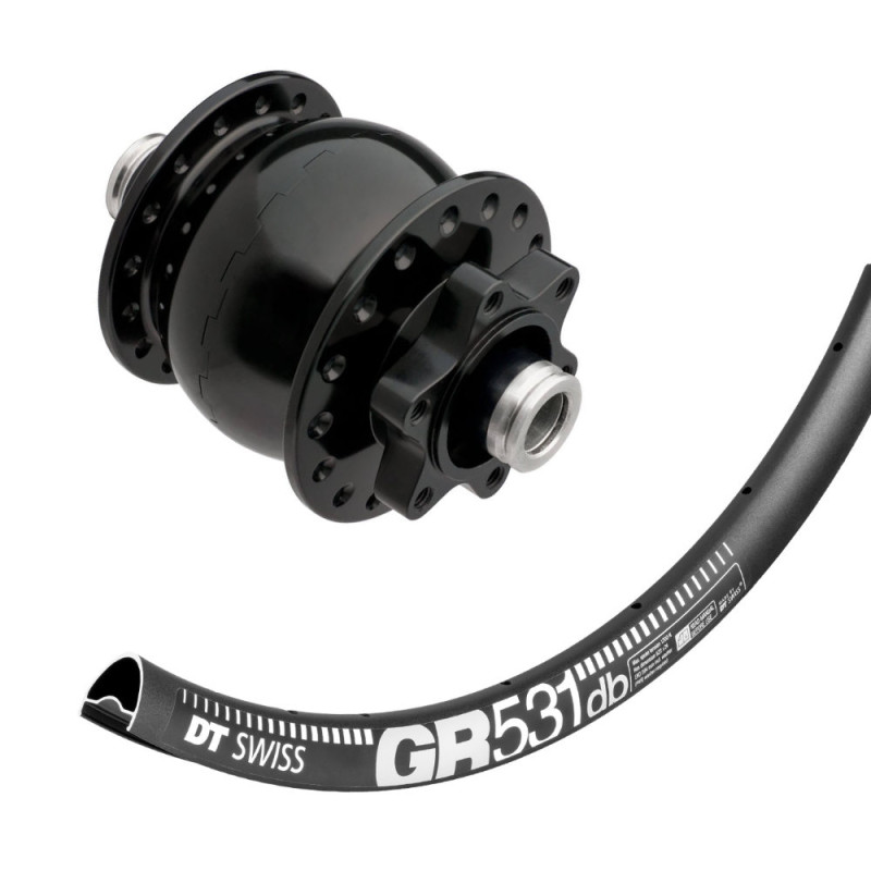 47° Nord roue av Gravel 28" SON 28 moyeu-dynamo IS| DT Swiss GR 531