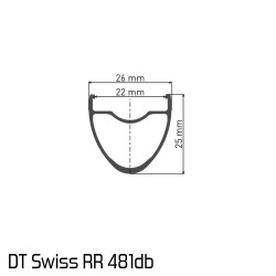 47° Nord roue av Gravel  28" SON 28 moyeu-dynamo CL| Jante DT Swiss alu
