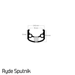 47° Nord Vorderrad 26" MTB/Touren White Industries MI5 | Ryde Felge