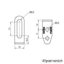 47° Nord Schutzblechwinkel