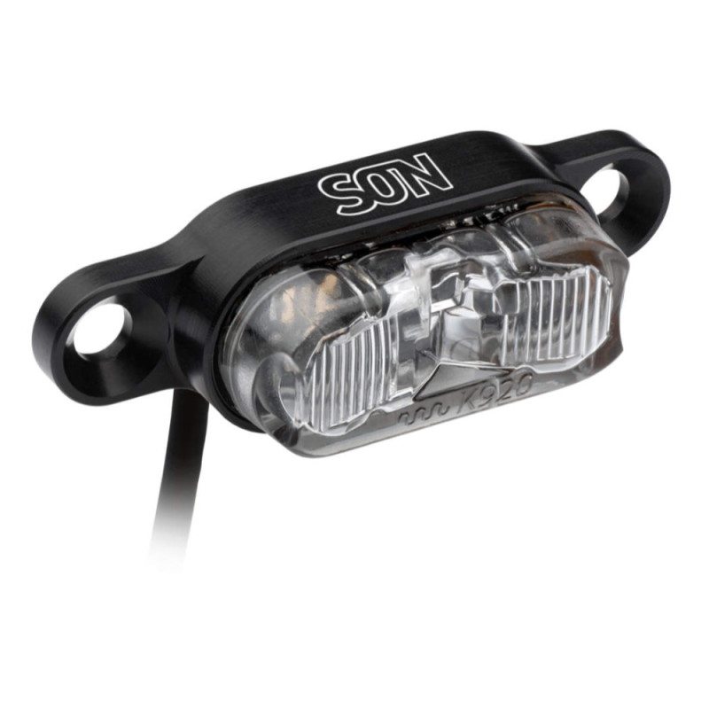 SON LED Gepäckträgerrücklicht schwarz Optik klar