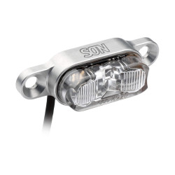 SON Feu arrière LED pour porte-bagages argent/clair