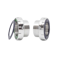 White Industries BSA 30 Edelstahl Innenlager silber