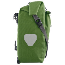 Ortlieb Back-Roller Plus Packtasche QL2.2 moss green Seite mit Reflektor