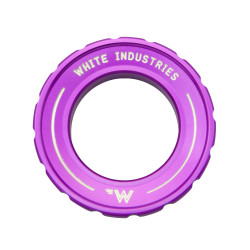 White Industries Ecrou Centerlock externe purple